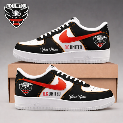 ENDING TODAY - NEW CUSTOMIZED MLS06 DCU D.C. UNITED AF1 SNEAKERS