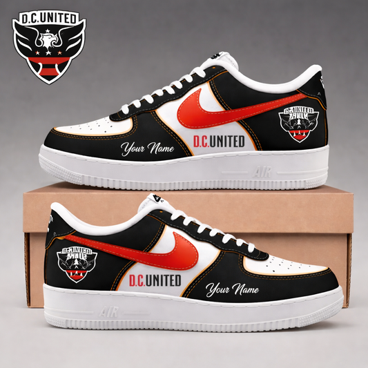 ENDING TODAY - NEW CUSTOMIZED MLS06 DCU D.C. UNITED AF1 SNEAKERS