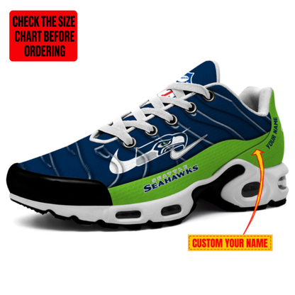 [SPECIAL OFFER] NEW CUSTOMIZED NFL06 SSH SEATTLE SEAHAWKS AIR MAX PLUS SNEAKERS