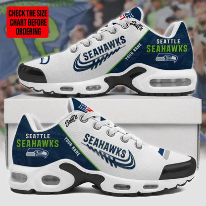 LIMITED EDITION - NEW CUSTOMIZED NFL06 SSH SEATTLE SEAHAWKS AIR MAX PLUS SNEAKERS