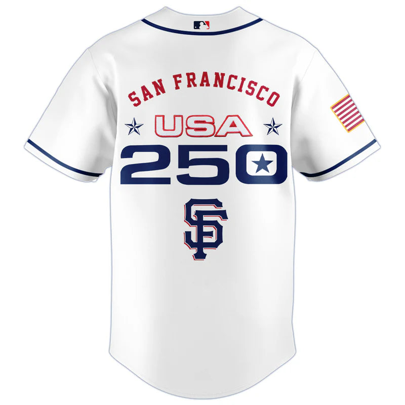 LIMITED EDITION - NEW CUSTOMIZED MLB06 SFG SAN FRANCISCO GIANTS BASEBALL JERSEY