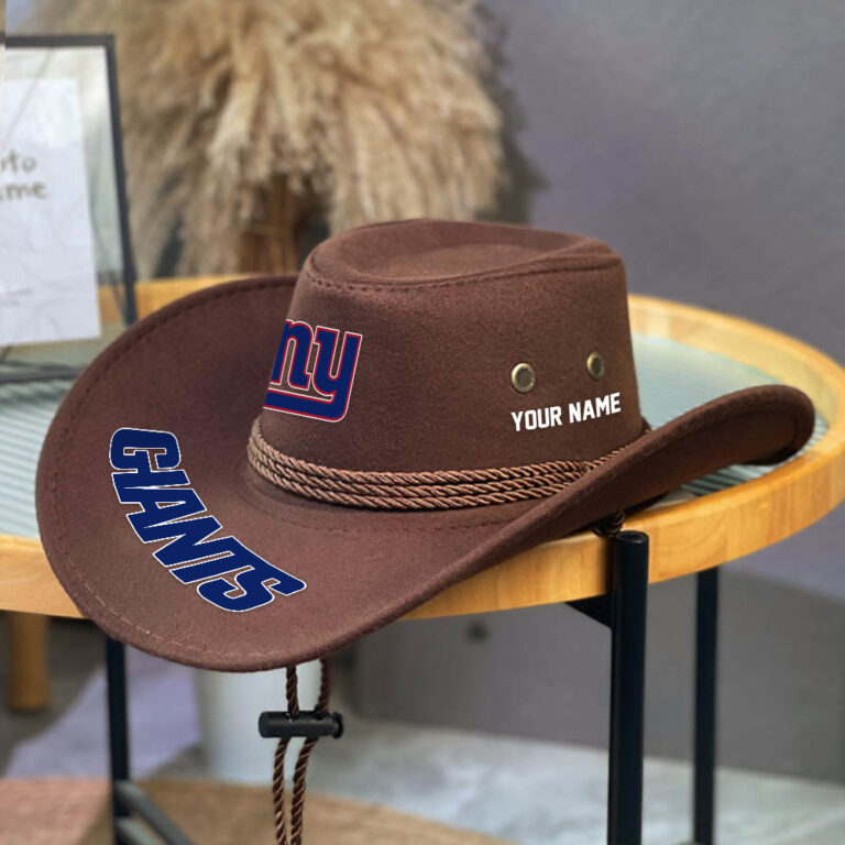 LIMITED EDITION - NEW CUSTOMIZED NFL32 NYG NEW YORK GIANTS COWBOY HAT