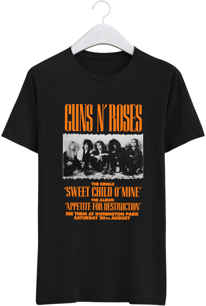 NEW PREMIUM GUNS N' ROSES UNISEX T-SHIRT