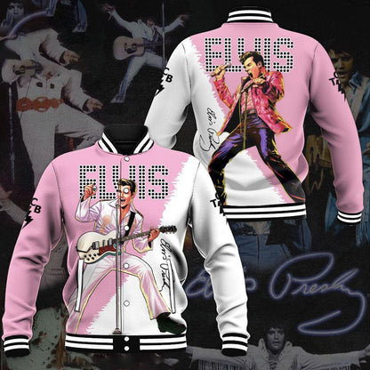 New Premium Elvis Presley Baseball Jacket - EVPLCAO73