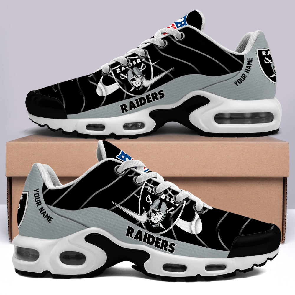 [SPECIAL OFFER] NEW CUSTOMIZED NFL07 LVR LAS VEGAS RAIDERS AIR MAX PLUS SNEAKERS