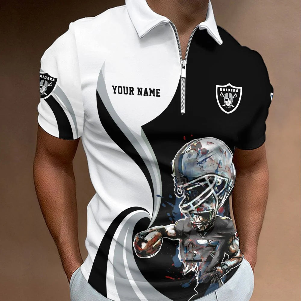 LIMITED EDITION - NEW CUSTOMIZED NFL07 LVR LAS VEGAS RAIDERS T-SHIRT, POLO SHIRT, ZIP POLO SHIRT, SWEATSHIRT, HOODIE & ZIP HOODIE
