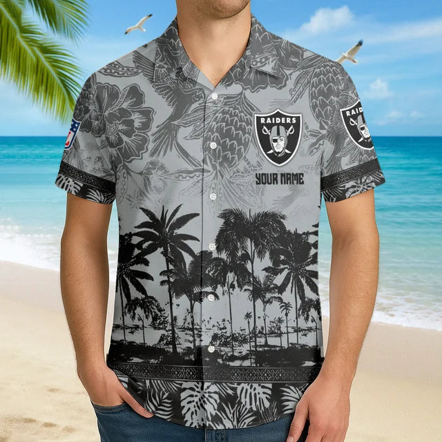 LIMITED EDITION - NEW CUSTOMIZED NFL07 LVR LAS VEGAS RAIDERS UNISEX HAWAIIAN SHIRT