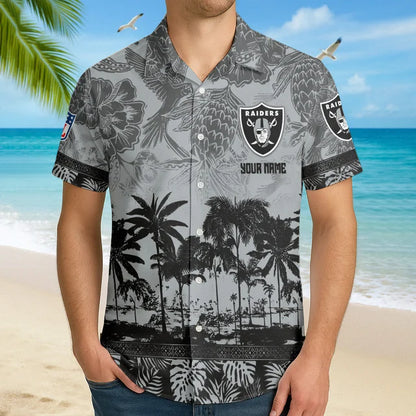 LIMITED EDITION - NEW CUSTOMIZED NFL07 LVR LAS VEGAS RAIDERS UNISEX HAWAIIAN SHIRT