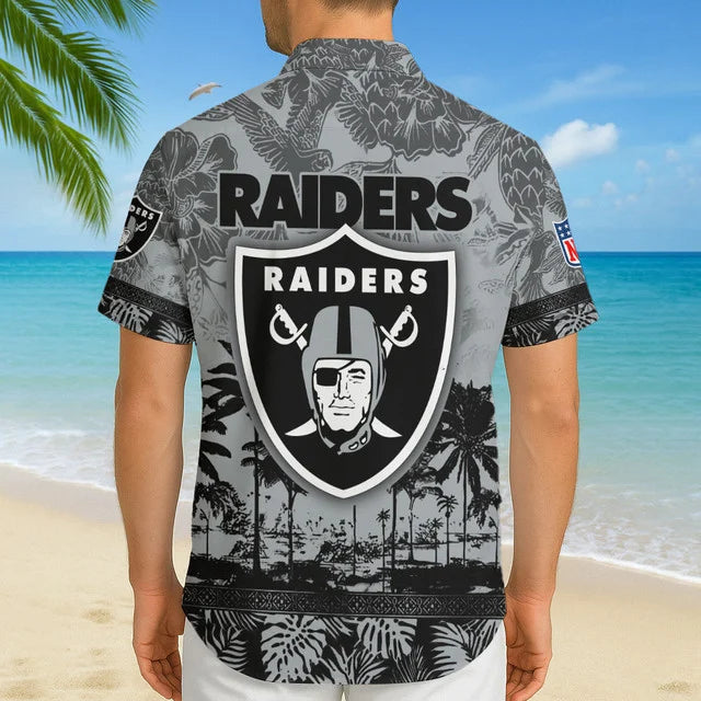 LIMITED EDITION - NEW CUSTOMIZED NFL07 LVR LAS VEGAS RAIDERS UNISEX HAWAIIAN SHIRT