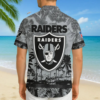 LIMITED EDITION - NEW CUSTOMIZED NFL07 LVR LAS VEGAS RAIDERS UNISEX HAWAIIAN SHIRT
