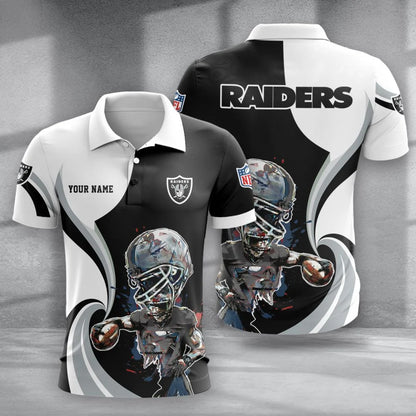 LIMITED EDITION - NEW CUSTOMIZED NFL07 LVR LAS VEGAS RAIDERS T-SHIRT, POLO SHIRT, ZIP POLO SHIRT, SWEATSHIRT, HOODIE & ZIP HOODIE