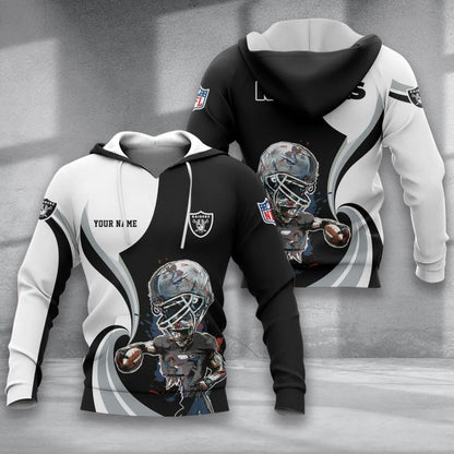 LIMITED EDITION - NEW CUSTOMIZED NFL07 LVR LAS VEGAS RAIDERS T-SHIRT, POLO SHIRT, ZIP POLO SHIRT, SWEATSHIRT, HOODIE & ZIP HOODIE