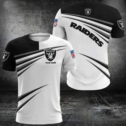 VIRAL EDITION - NEW CUSTOMIZED NFL07 LVR LAS VEGAS RAIDERS POLO, T-SHIRT & SHORT PANTS SET