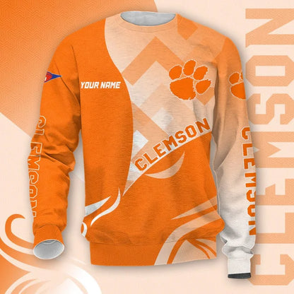 MEGA SALE - NEW CUSTOMIZED NCAA FBS07 CST CLEMSON TIGERS HOODIE, T-SHIRTS, ZIP HOODIE, SWEATSHIRTS & POLO SHIRT