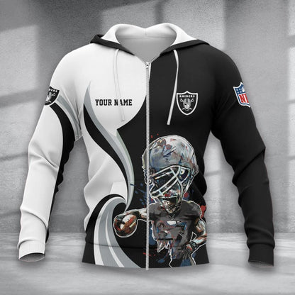LIMITED EDITION - NEW CUSTOMIZED NFL07 LVR LAS VEGAS RAIDERS T-SHIRT, POLO SHIRT, ZIP POLO SHIRT, SWEATSHIRT, HOODIE & ZIP HOODIE