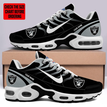 [SPECIAL OFFER] NEW CUSTOMIZED NFL07 LVR LAS VEGAS RAIDERS AIR MAX PLUS SNEAKERS