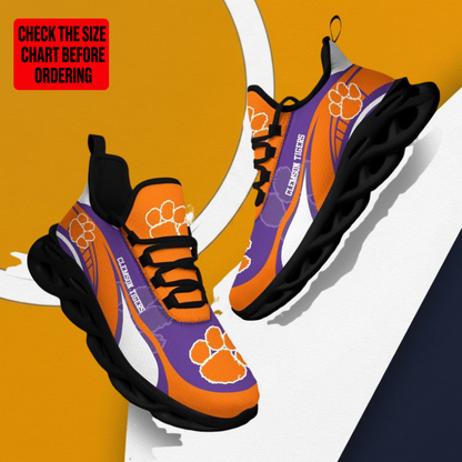 LIMITED EDITION - NEW CUSTOMIZED NCAA FBS07 CST CLEMSON TIGERS CLUNKY SNEAKERS