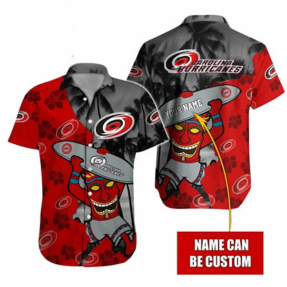 LIMITED EDITION - NEW CUSTOMIZED NHL07 CLH CAROLINA HURRICANES UNISEX HAWAIIAN SHIRT