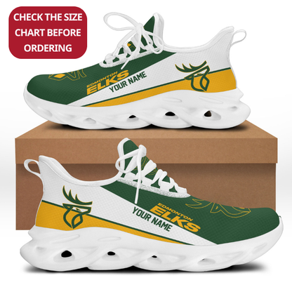 [FAN EXCLUSIVE] NEW CUSTOMIZED CFL07 EDM EDMONTON ELKS MAX SOUL SHOES