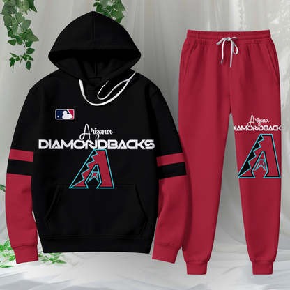 LIMITED EDITION - NEW CUSTOMIZED MLB07 ADS ARIZONA DIAMONDBACKS HOODIE & SWEATPANTS SET