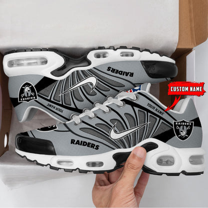 [SPECIAL OFFER] NEW CUSTOMIZED NFL07 LVR LAS VEGAS RAIDERS AIR MAX PLUS SNEAKERS