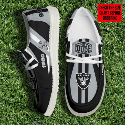 [SPECIAL OFFER] NEW CUSTOMIZED NFL07 LVR LAS VEGAS RAIDERS LOAFER SHOES