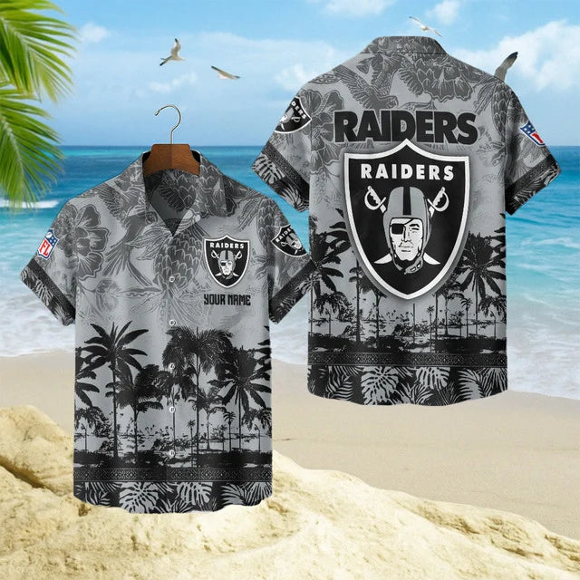 LIMITED EDITION - NEW CUSTOMIZED NFL07 LVR LAS VEGAS RAIDERS UNISEX HAWAIIAN SHIRT