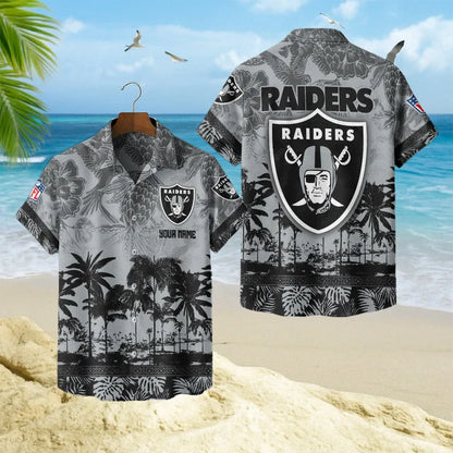 LIMITED EDITION - NEW CUSTOMIZED NFL07 LVR LAS VEGAS RAIDERS UNISEX HAWAIIAN SHIRT