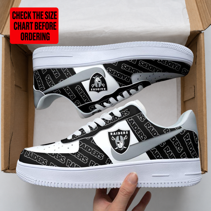 [SPECIAL OFFER] NEW CUSTOMIZED NFL07 LVR LAS VEGAS RAIDERS AF1 SHOES