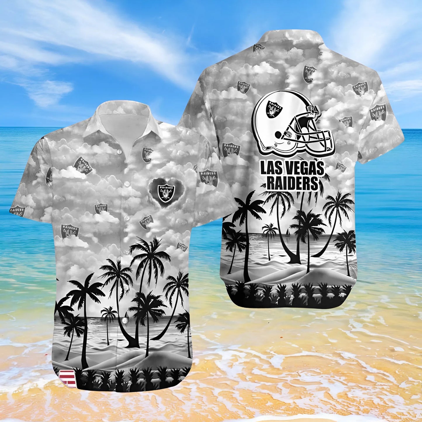 LIMITED EDITION - NEW CUSTOMIZED NFL07 LVR LAS VEGAS RAIDERS UNISEX HAWAIIAN SHIRT