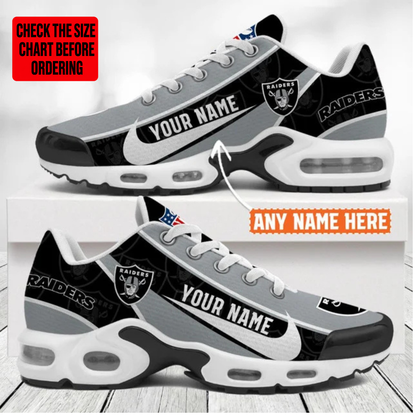 [SPECIAL OFFER] NEW CUSTOMIZED NFL07 LVR LAS VEGAS RAIDERS AIR MAX PLUS SNEAKERS