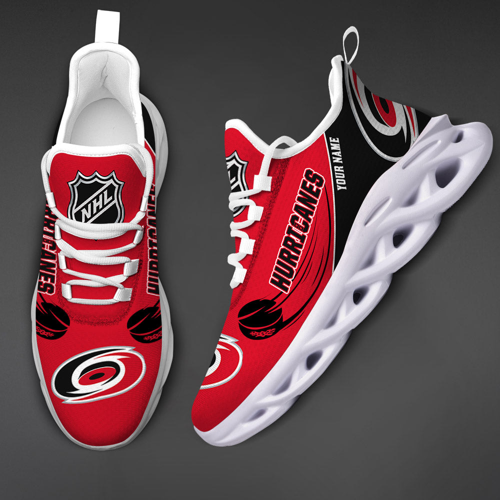 LIMITED EDITION - NEW CUSTOMIZED NHL07 CLH CAROLINA HURRICANES CLUNKY SNEAKERS