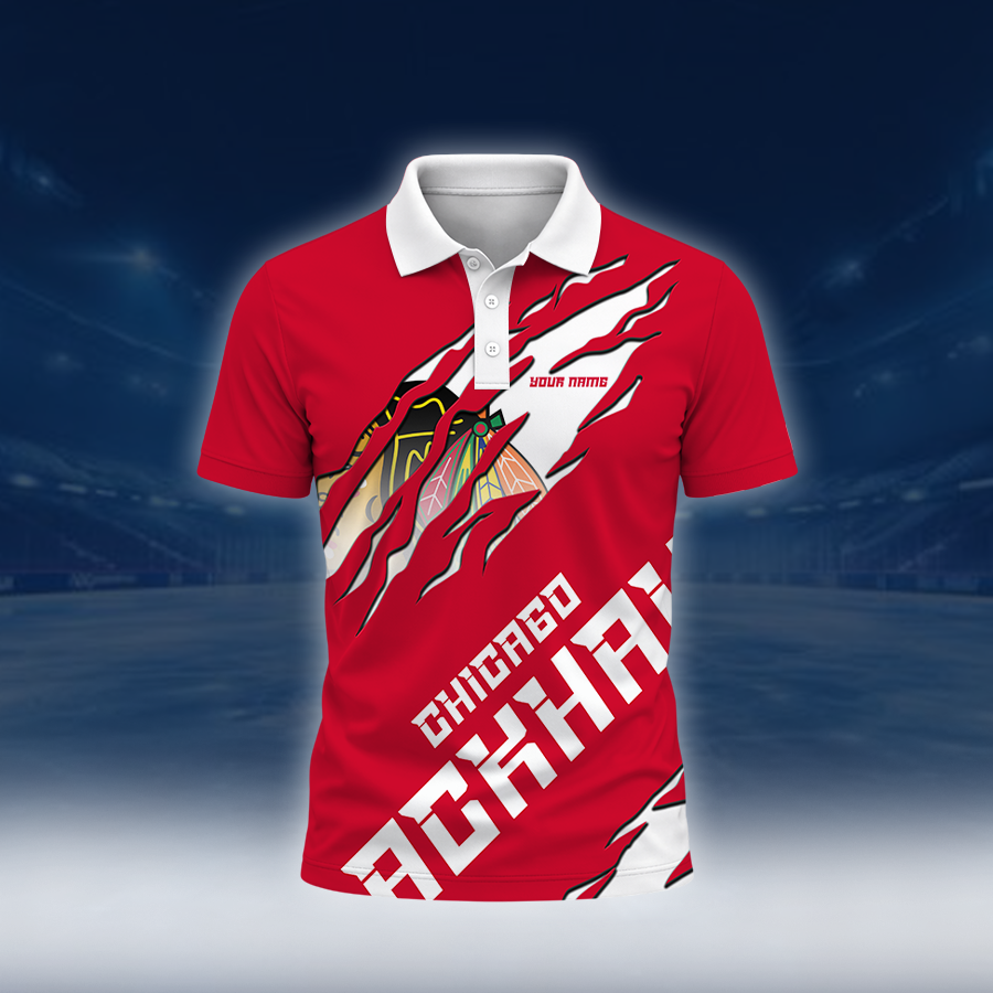 LIMITED EDITION - NEW CUSTOMIZED NHL08 CBH CHICAGO BLACKHAWKS UNISEX T-SHIRT, POLO, HOODIE & SWEASHIRTS