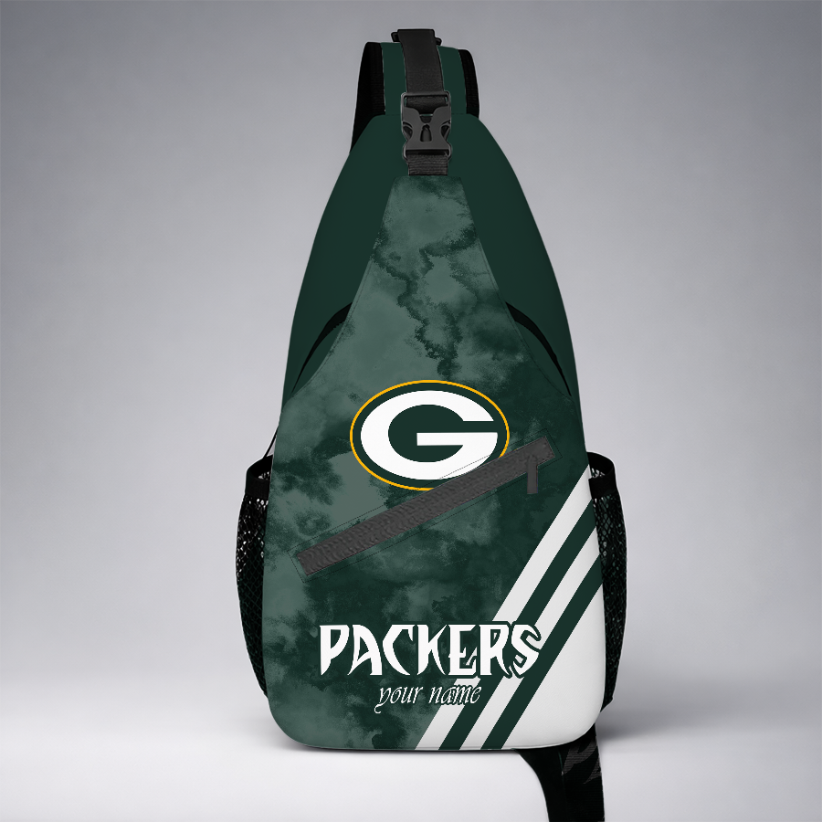 [SPECIAL OFFER] NEW CUSTOMIZED NFL08 GBP GREEN BAY PACKERS SLING BAG