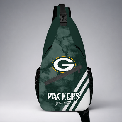 [SPECIAL OFFER] NEW CUSTOMIZED NFL08 GBP GREEN BAY PACKERS SLING BAG