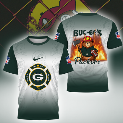 [SPECIAL OFFER] NEW CUSTOMIZED NFL08 GBP GREEN BAY PACKERS BUC-EE'S T-SHIRT, HOODIE & ZIP HOODIE