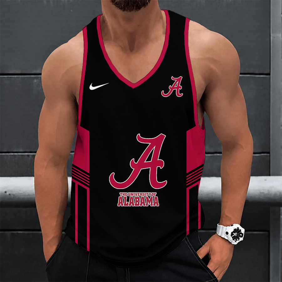 [FAN FAVORITE] NEW CUSTOMIZED NCAA FBS08 ABC ALABAMA CRIMSON TIDE UNISEX TANK TOP