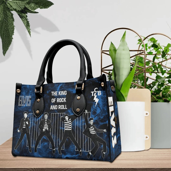 New Premium Elvis Presley Leather Hand Bag - EVPLCAO88