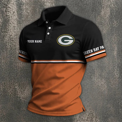 [SPECIAL OFFER] NEW CUSTOMIZED NFL08 GBP GREEN BAY PACKERS POLO SHIRT