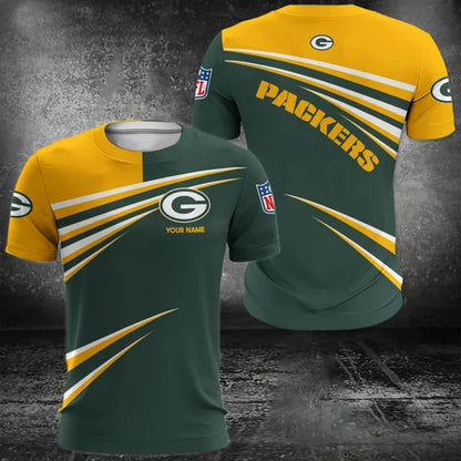 VIRAL EDITION - NEW CUSTOMIZED NFL08 GBP GREEN BAY PACKERS POLO, T-SHIRT & SHORT PANTS SET