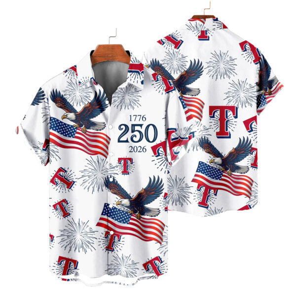LIMITED EDITION - NEW CUSTOMIZED MLB08 TRS TEXAS RANGERS UNISEX HAWAIIAN SHIRT
