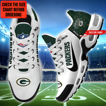 [SPECIAL OFFER] NEW CUSTOMIZED NFL08 GBP GREEN BAY PACKERS AIR MAX PLUS SNEAKERS