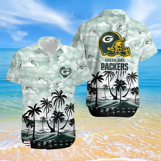 LIMITED EDITION - NEW CUSTOMIZED NFL08 GBP GREEN BAY PACKERS UNISEX HAWAIIAN SHIRT