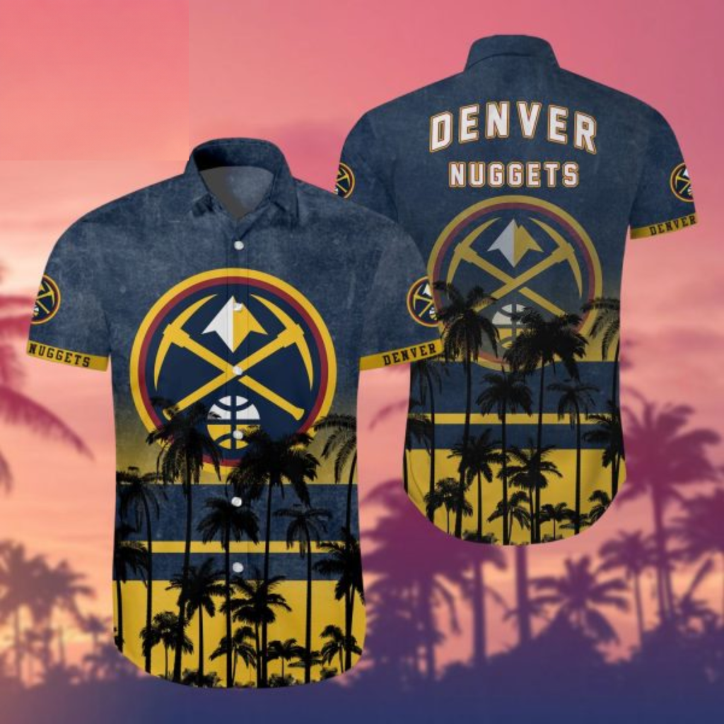 LIMITED EDITION - NEW CUSTOMIZED NBA08 DNU DENVER NUGGETS UNISEX HAWAIIAN SHIRT