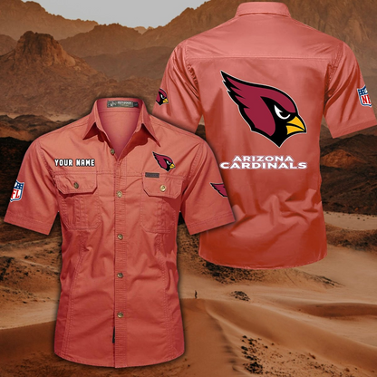 SPECIAL EDITION - NEW CUSTOMIZED NFL20 ARC ARIZONA CARDINALS MUTICOLOR MEN'S CARGO SHIRT