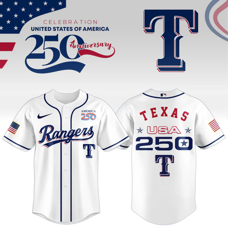 LIMITED EDITION - NEW CUSTOMIZED MLB08 TRS TEXAS RANGERS BASEBALL JERSEY