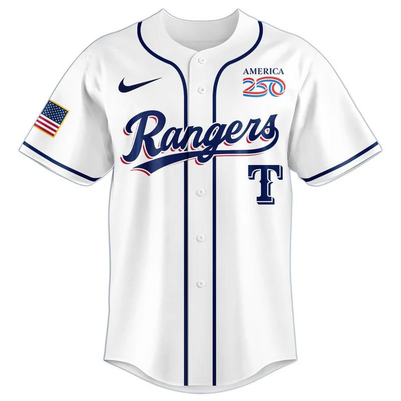 LIMITED EDITION - NEW CUSTOMIZED MLB08 TRS TEXAS RANGERS BASEBALL JERSEY