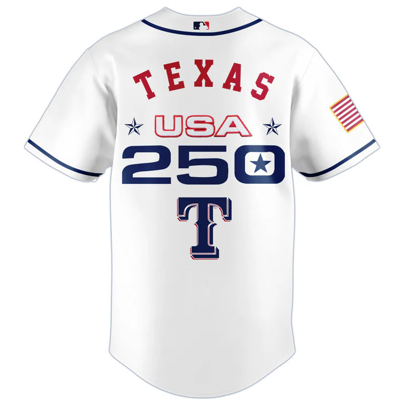 LIMITED EDITION - NEW CUSTOMIZED MLB08 TRS TEXAS RANGERS BASEBALL JERSEY