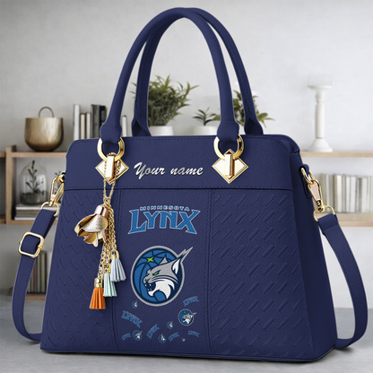 [FAN FAVORITE] NEW CUSTOMIZED WNBA09 MNL MINNESOTA LYNX MULTICOLOR HANDBAG