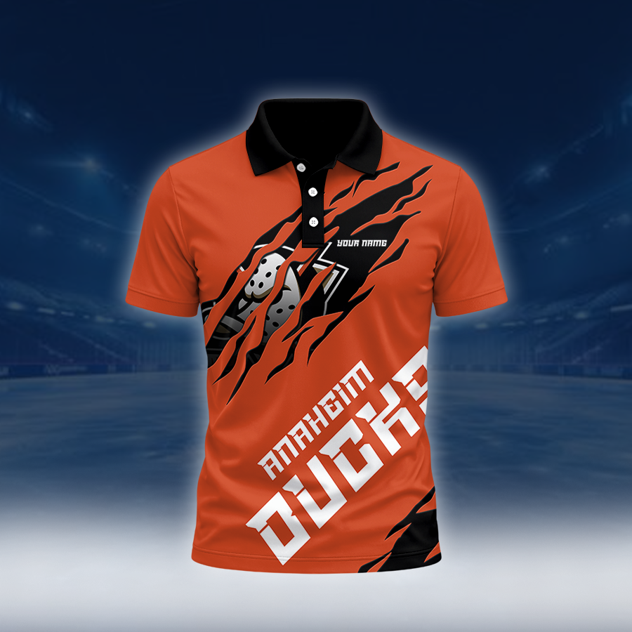 LIMITED EDITION - NEW CUSTOMIZED NHL09 AHD ANAHEIM DUCKS UNISEX T-SHIRT, POLO, HOODIE & SWEASHIRTS